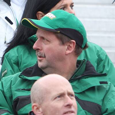 VIPs auf der Zuschauertribüne