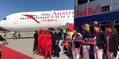 Der Life Ball Flieger ist gelandet!