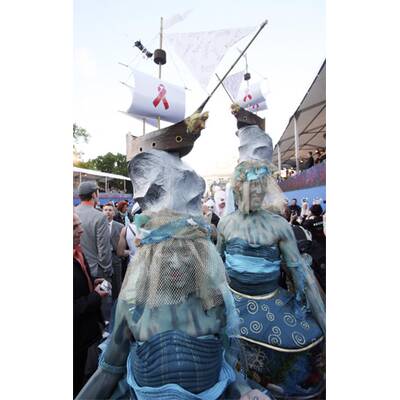 Blue Carpet: Die besten Kostüme am Life Ball