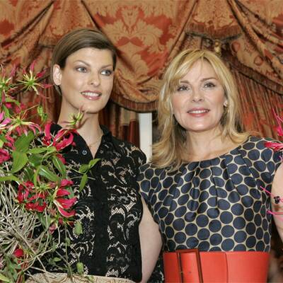 Kim Cattrall und Linda Evangelista in Wien