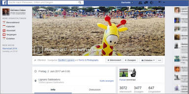 Facebook-Hype um „Lignano 2017“