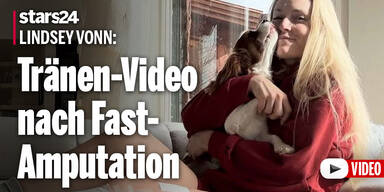 Tränen-Video nach Fast-Amputation: Lindsey Vonn steht wieder auf