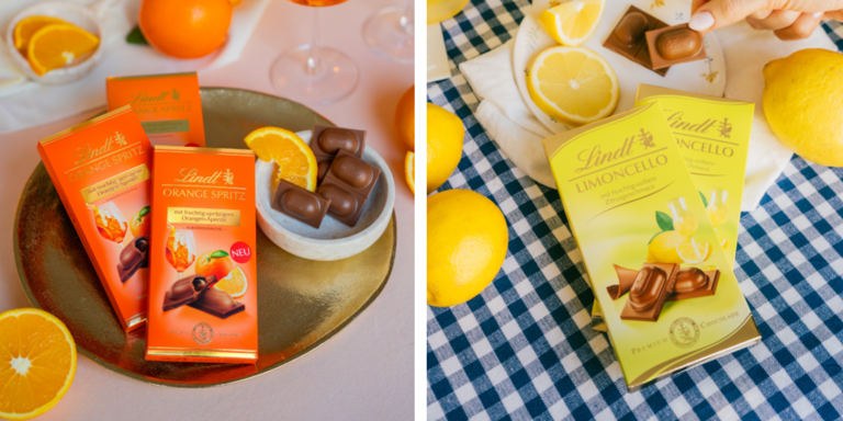Aperol Spritz & Limoncello: Beliebte Cocktails gibt es jetzt auch als Schokolade
