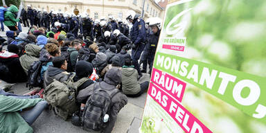 Randale und Verletzte bei Demos in Wien
