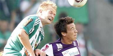 Austria gewinnt gegen Rapid mit 1:0