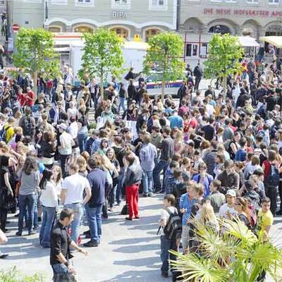 Schülerdemo in Linz