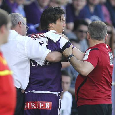 Linz ging wie ein Boxer k.o.