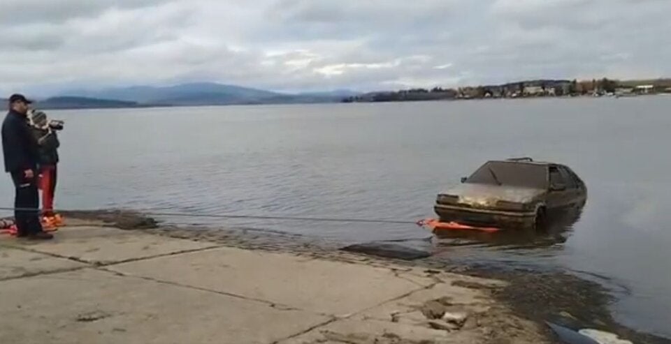 Stausee Lipno Max und Andreas