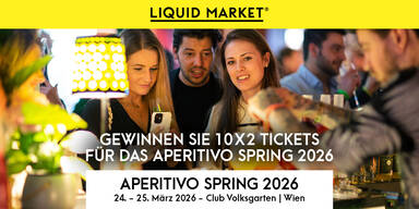 Gewinnen Sie 10x2 Tickets f&uuml;r das Aperitivo Spring 2026 am 24. + 25. M&auml;rz