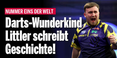 Darts-Wunderkind Littler schreibt Geschichte!