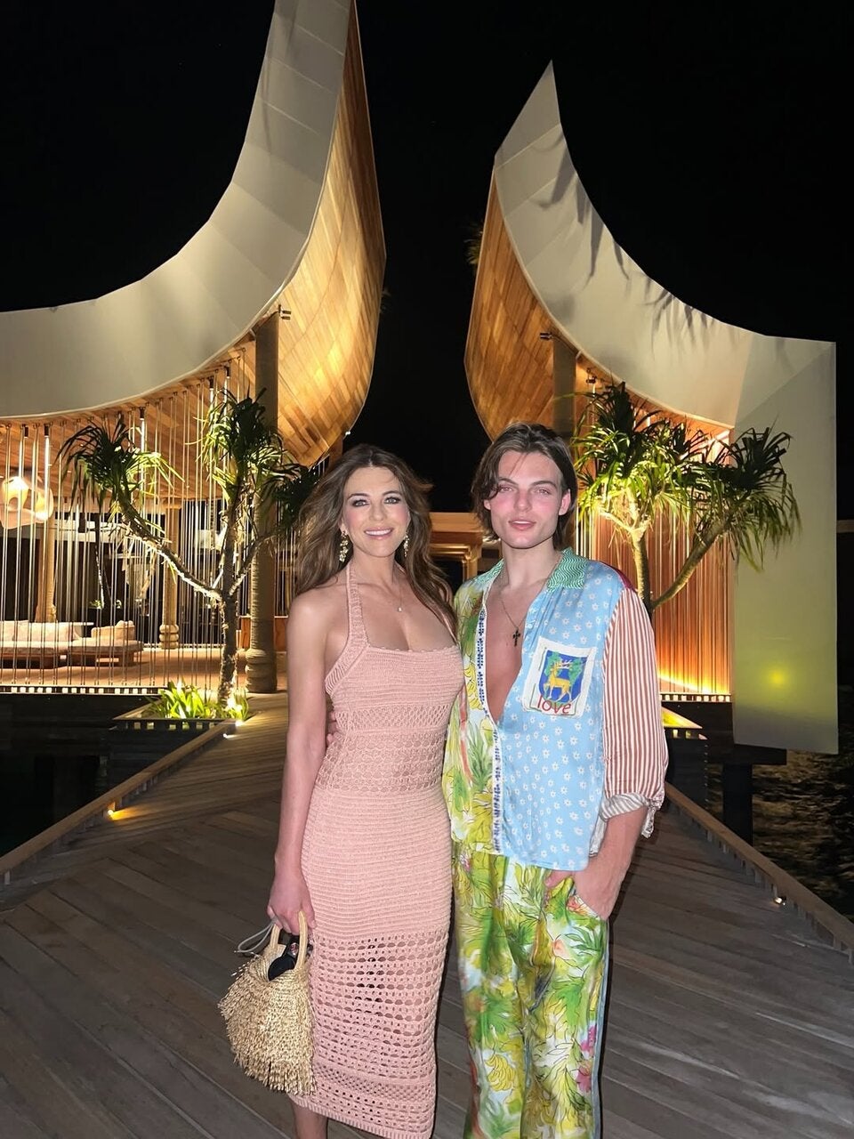 Elizabeth Hurley mit Sohn Damian