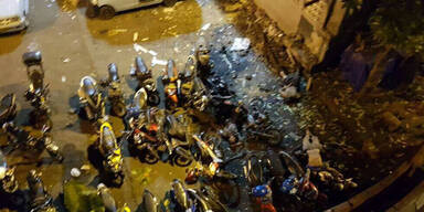 Jakarta Explosionen Indonesien