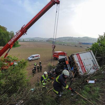 Toter bei LKW-Unfall