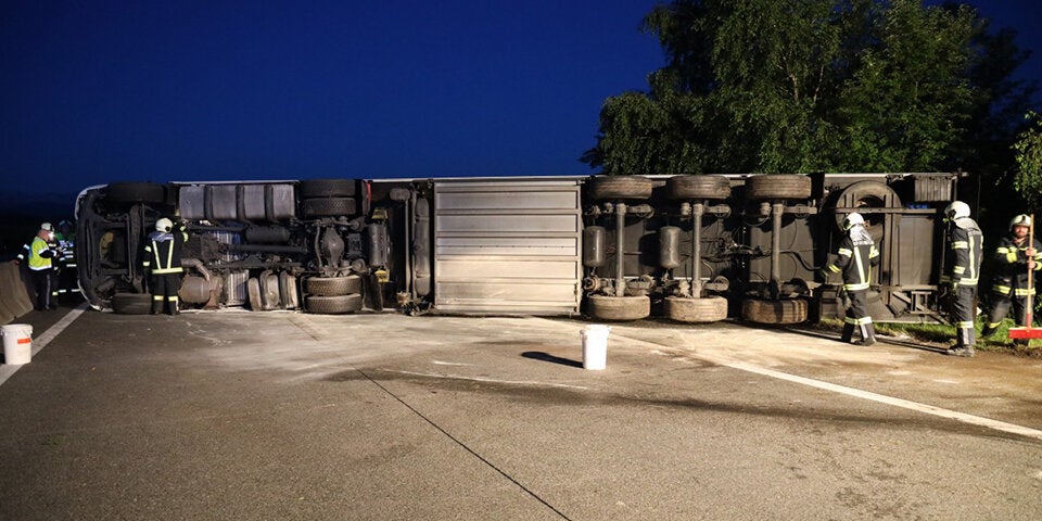 Umgekippter Käsetransporter sorgte für Mega-Stau