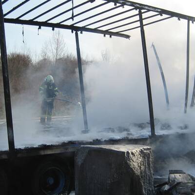 Lenker rettete sich in letzter Sekunde
