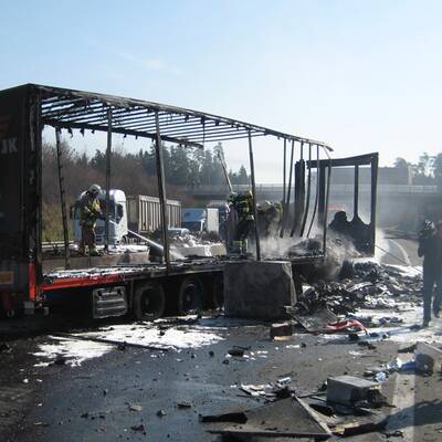 Lenker rettete sich in letzter Sekunde