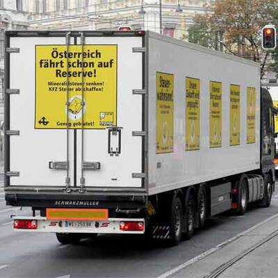 Lkw legen Verkehr in Wien lahm