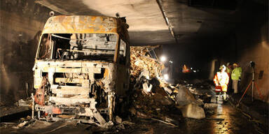 Tauerntunnel nach Lkw-Brand wieder befahrbar