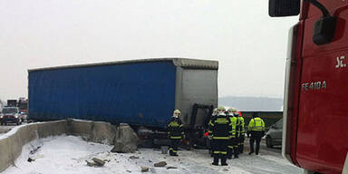 Schnee: Rettungsgasse funktionierte nicht