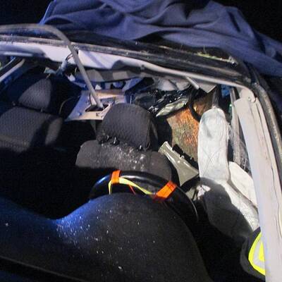 Fahrzeug kam in Kurve ins Schleudern 