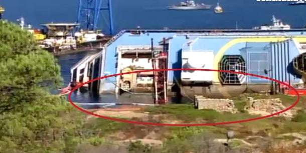 Costa Concordia wird geborgen