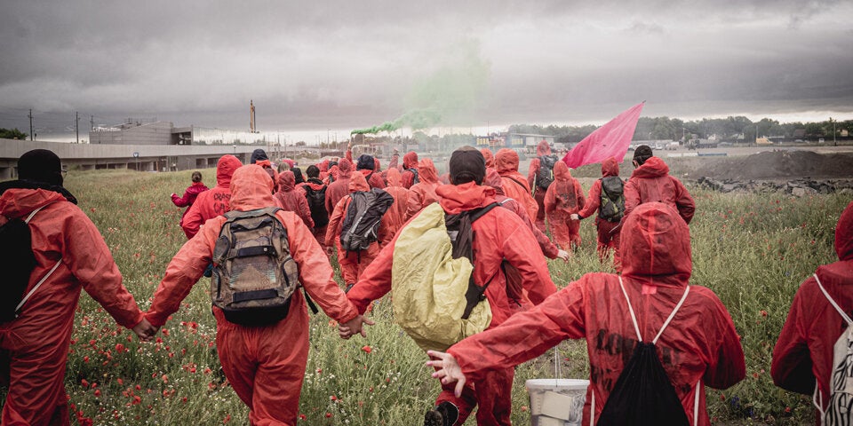 WEGA räumt besetzte Lobau-Baustelle