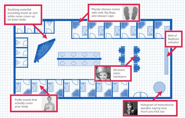 So sehen Fitness-Kabinen unserer Träume aus