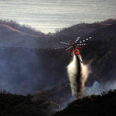 Feuersbrunst in Kalifornien