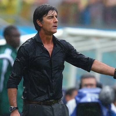 Jogi Löw im Regen