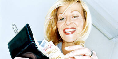 Lohn Geld Brieftasche