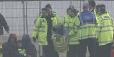 Klimaschützer legten Londoner Flughafen lahm