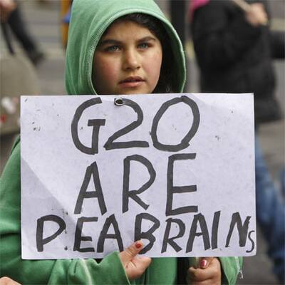 Demo gegen die Krise