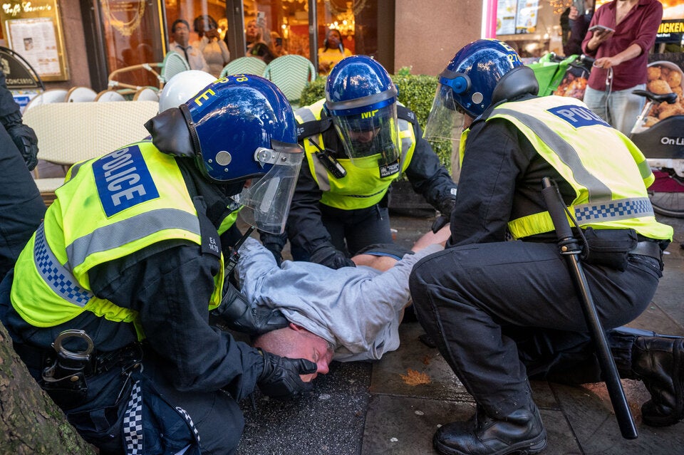 Massen-Demo gegen Migration in London