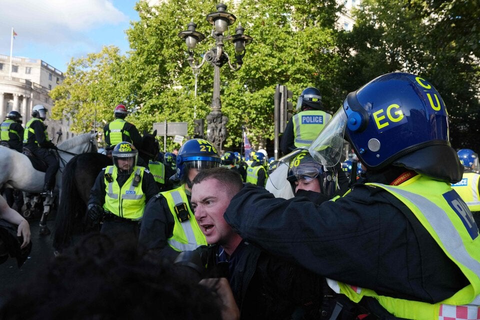 Massen-Demo gegen Migration in London