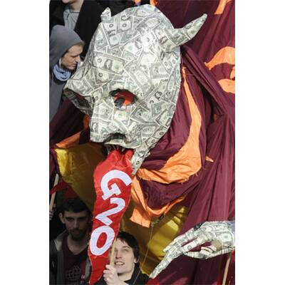 Demo gegen die Krise