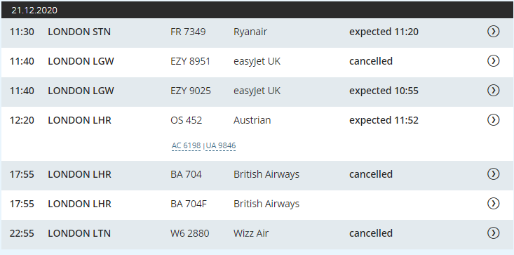 Riesen Aufregung: Heute landen noch 4 Flieger aus England in Wien