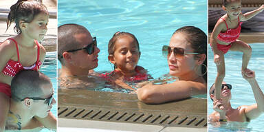 Jennifer Lopez, Casper Smart, Max, Emme