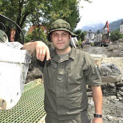 Aufräumarbeiten in St. Lorenzen