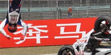 Lorenzo war mit Knochenbrüchen am Start