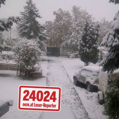 So verschneit ist Österreich: Wien-Umgebung