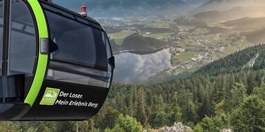 Neue Gondel am Loser.