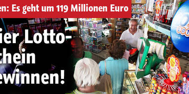 Es geht um 119
Lotto-Millionen