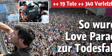 In den Tod gefallen und zertrampelt