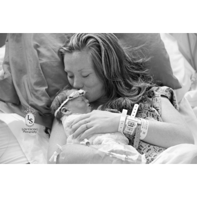 Emily und Richard Stanley mit ihrem Engel