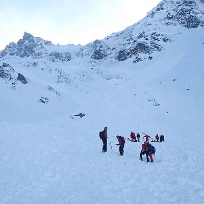 Lawinenabgang in der Wattener Lizum