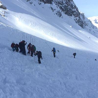 Lawinenabgang in der Wattener Lizum