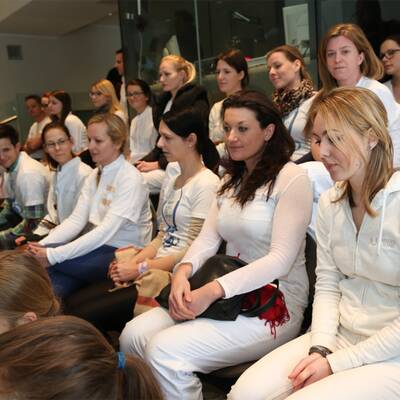 Ärzte-Protest im Klagenfurter Landtag 