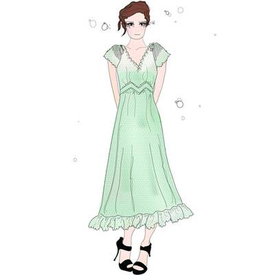 Skizze: Lily Allens erste Kollektion