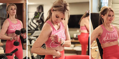 "Krass, du Tier!" - "Exklusiv"-Star Frauke Ludowig überrascht mit Mega-Muskeln