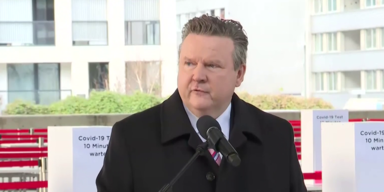 Größte Teststraße Österreichs | Statement von Michael Ludwig